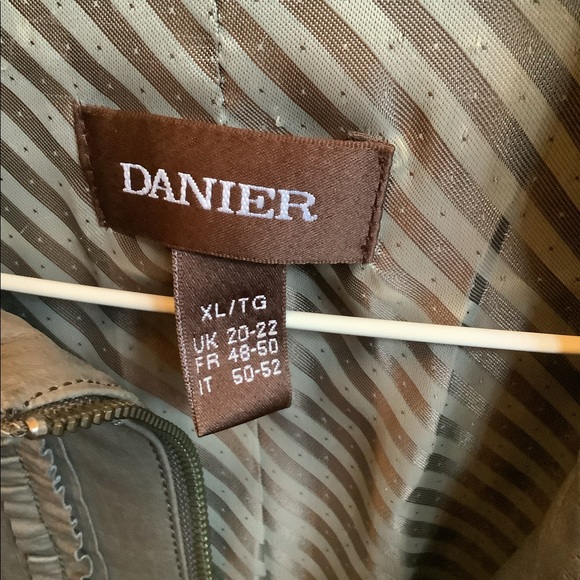 Genuine gray leather jacket - Picture 7 of 8